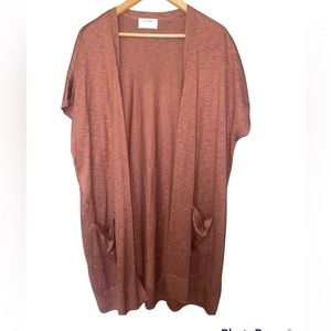 Old navy shirt sleeve long cardigan size large